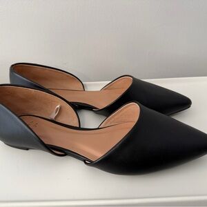 a new day Julie Ballet Flats Black with Memory Foam Size 8